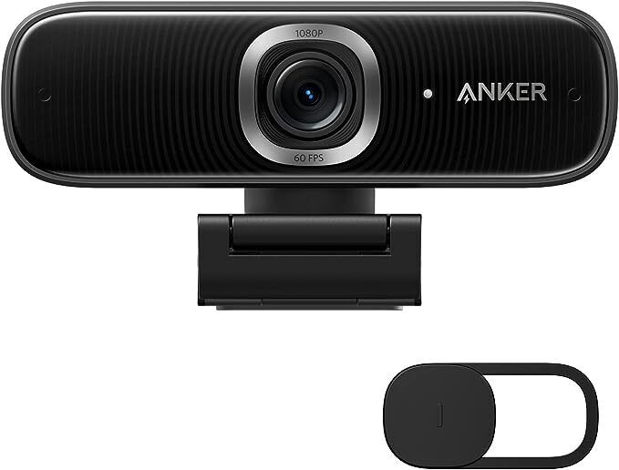 Anker PowerConf C300 Smart FHD AI-Powered Framing Autofocus 1080p A3361 - Black