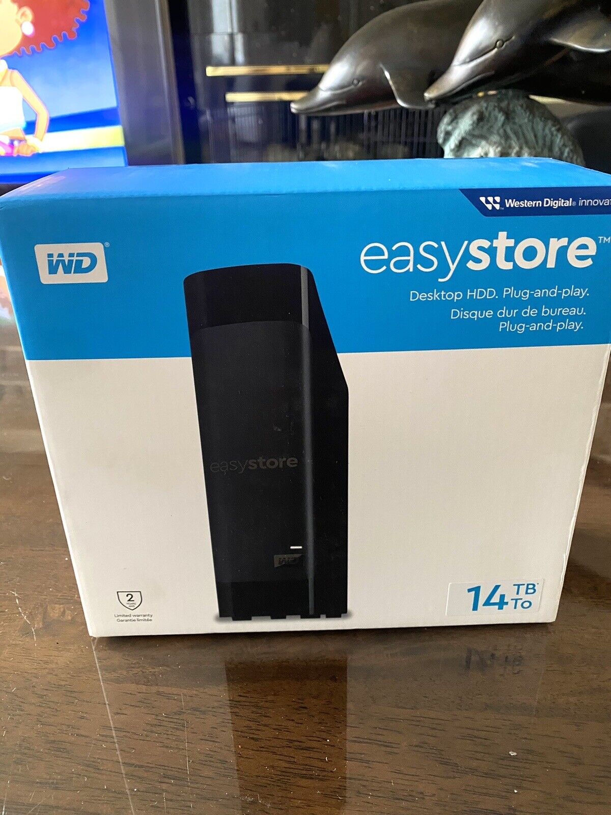 Brand New WD EasyStore 14TB External USB 3.0 Hard Drive Black Fast Shipping