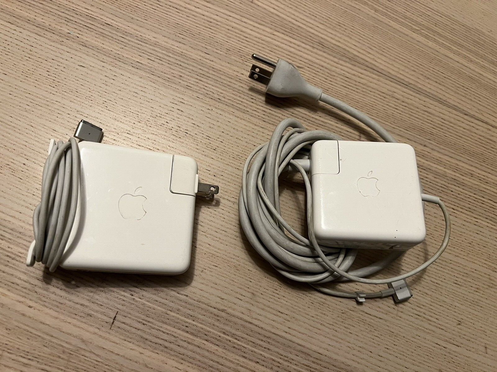 Lot of 2 Apple Magsafe 2 AC Adapters one 60W and one 85W Genuine OEM Used