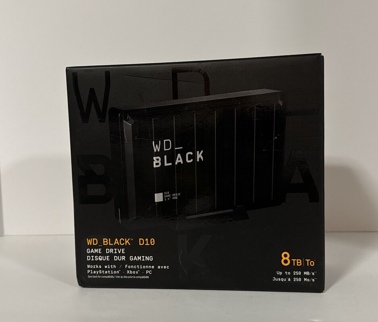 WD Black 8TB D10 External 7200 RPM (WDBA3P0080HBK-NESN) Hard Drive