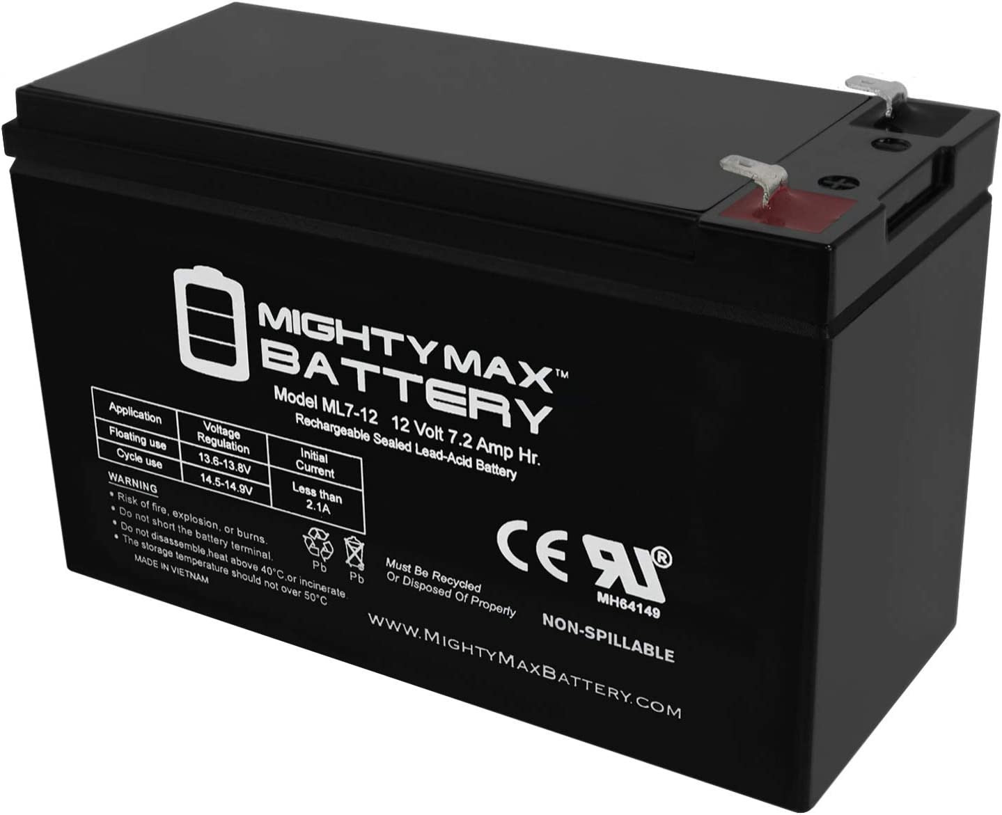 12V 7AH Compatible Replacement Battery for APC Back-Ups 550 BE550G