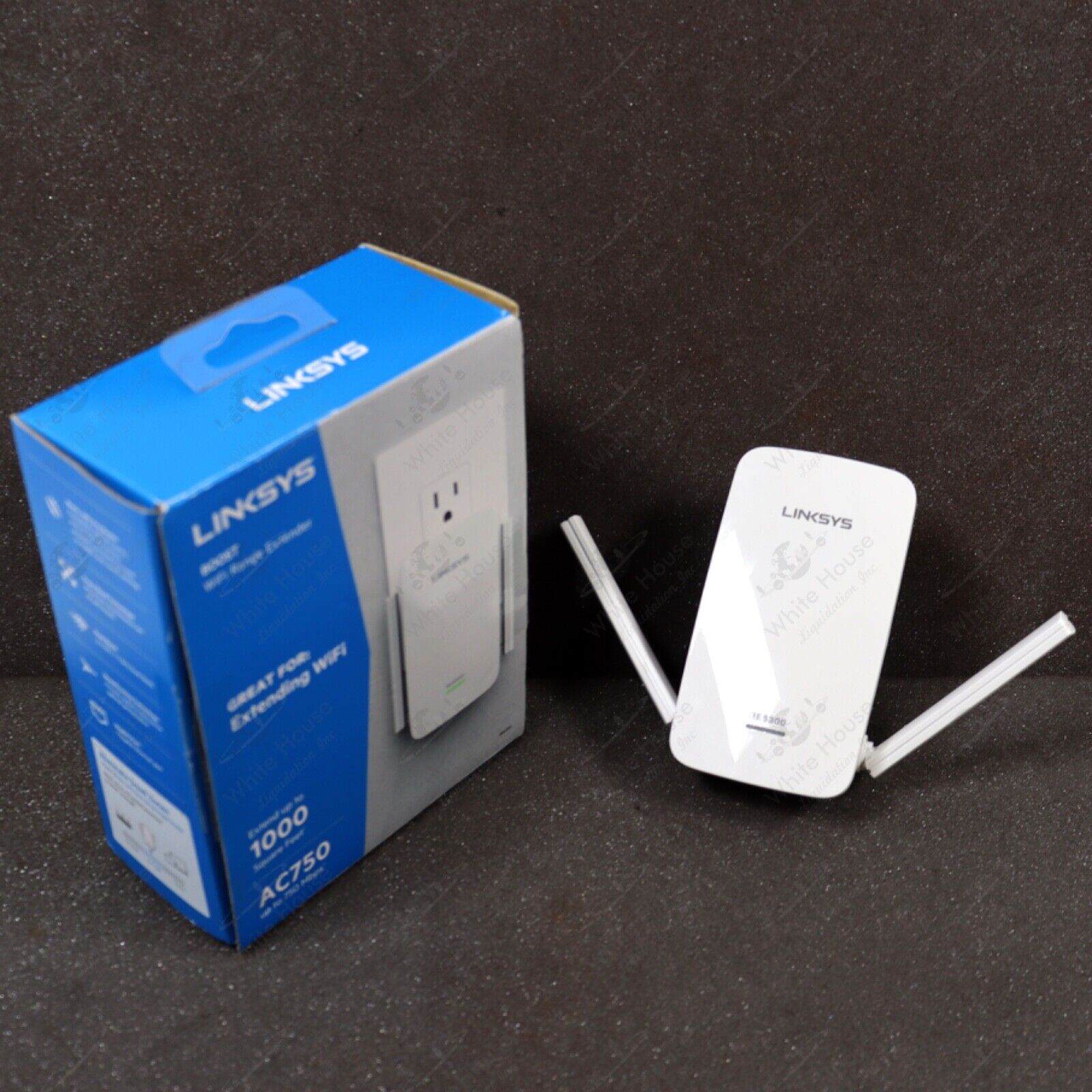 Linksys RE6300 AC750 Wi-Fi Gigabit Range Extender - White