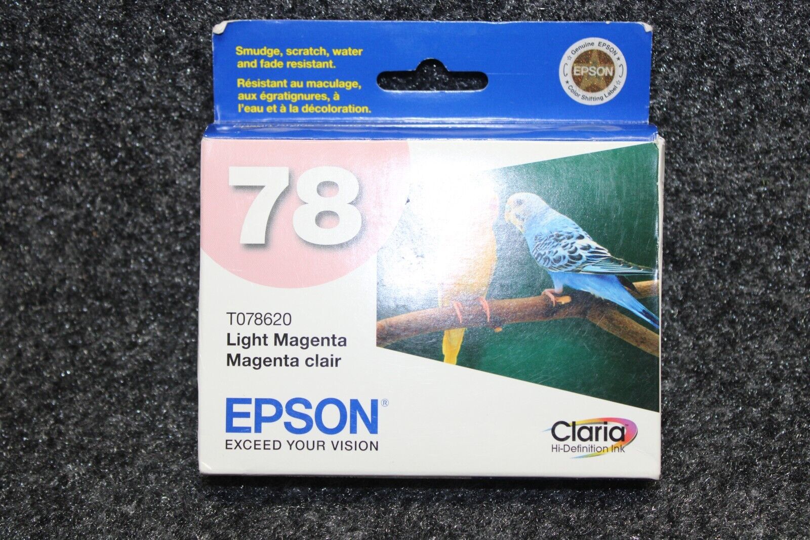 Epson 78 Light Magenta Ink Cartridge Genuine OEM T078620 Exp 11/2008 Sealed