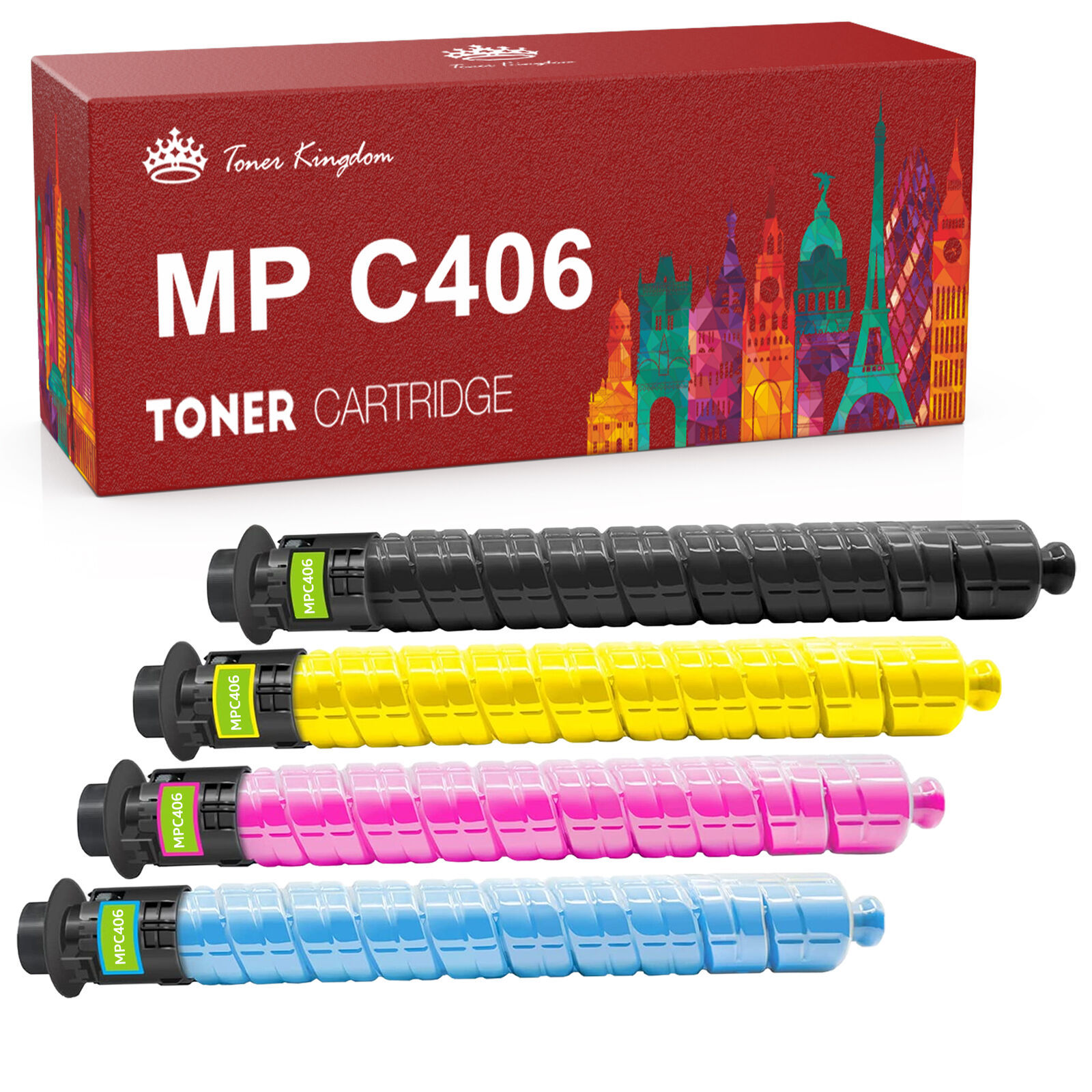 full sets toner Replacement For RICOH MP-C306/MP-C307/MP-C406/MP-C407/MPC306
