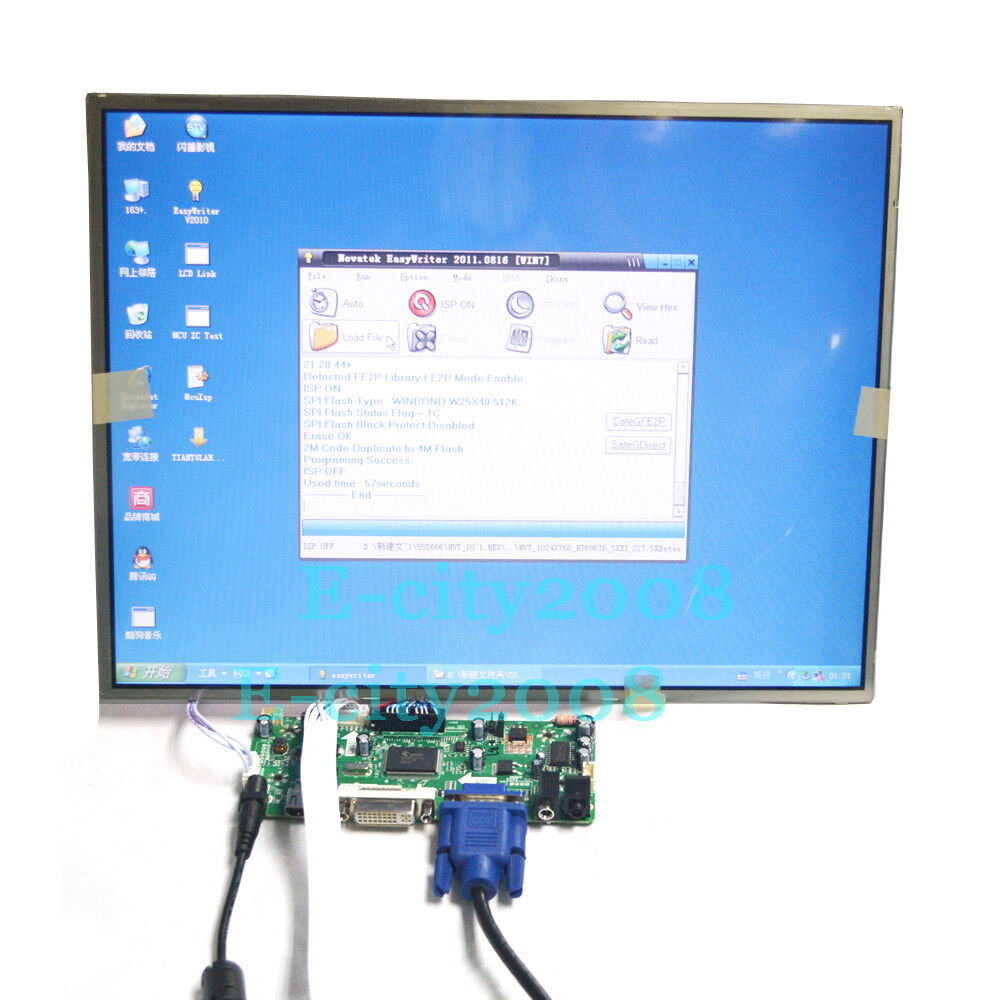 M.NT68676.2A HDMI+DVI+VGA+AUDIO LCD Controller Board for LTN150XG-L02 1024*768