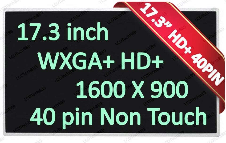 Ltn173kt03 Bottom Left Replacement LAPTOP LCD Screen 17.3 WXGA++ LED