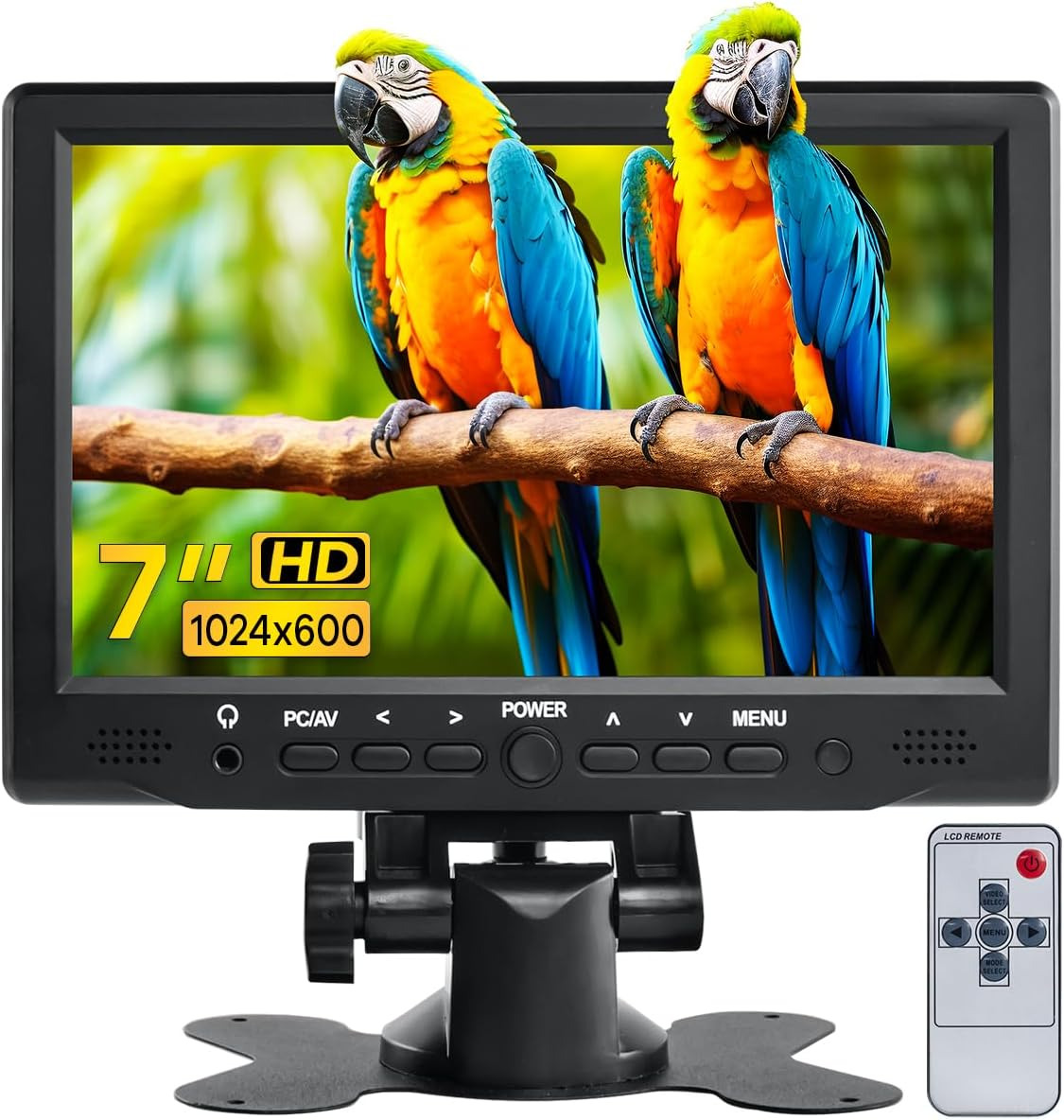7 inch Small Monitor TFT LCD Display 1024X600 HDMI Mini Portable 7 inches