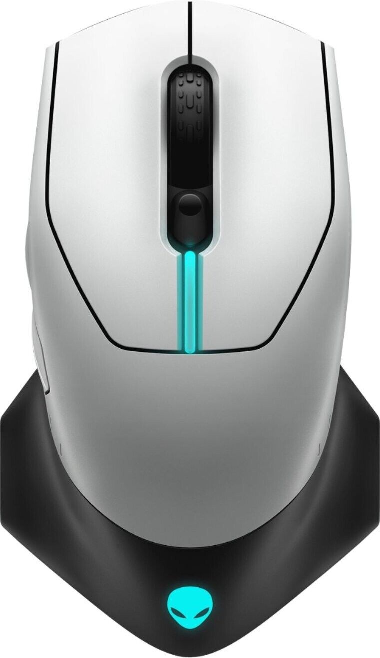 Alienware - AW610M-L Wired/Wireless Optical Gaming Mouse with RGB Lighting