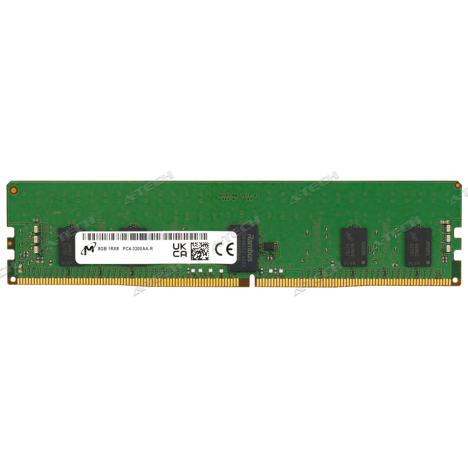 Micron 8GB DDR4-3200 MTA9ASF1G72PZ-3G2E2 MTA9ASF1G72PZ-3G2J3 Server Memory RAM