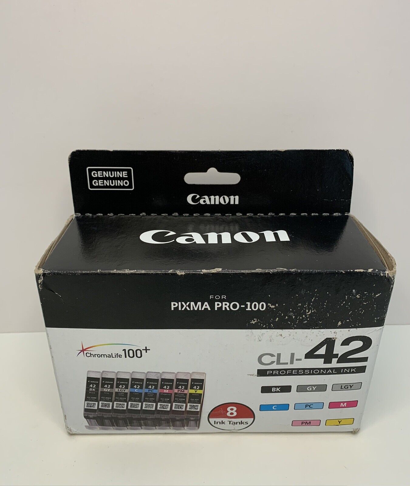 Canon 6384B007 Genuine CLI-42 Ink Cartridges Value 8 Pack set