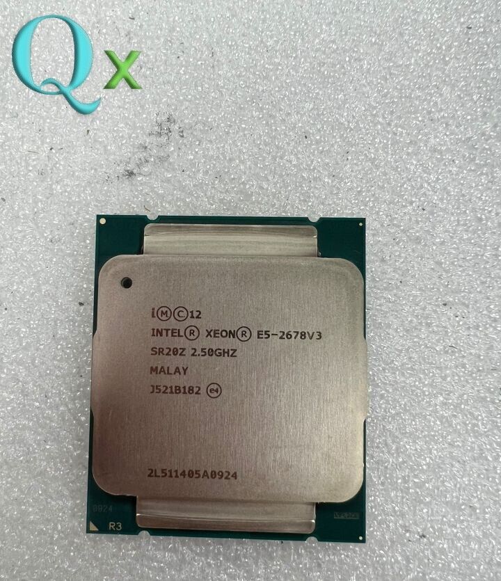 Intel Xeon E5-2678 V3  LGA 2011-3 Server CPU Processor 12-Core 2.5GHz SR20Z 120W