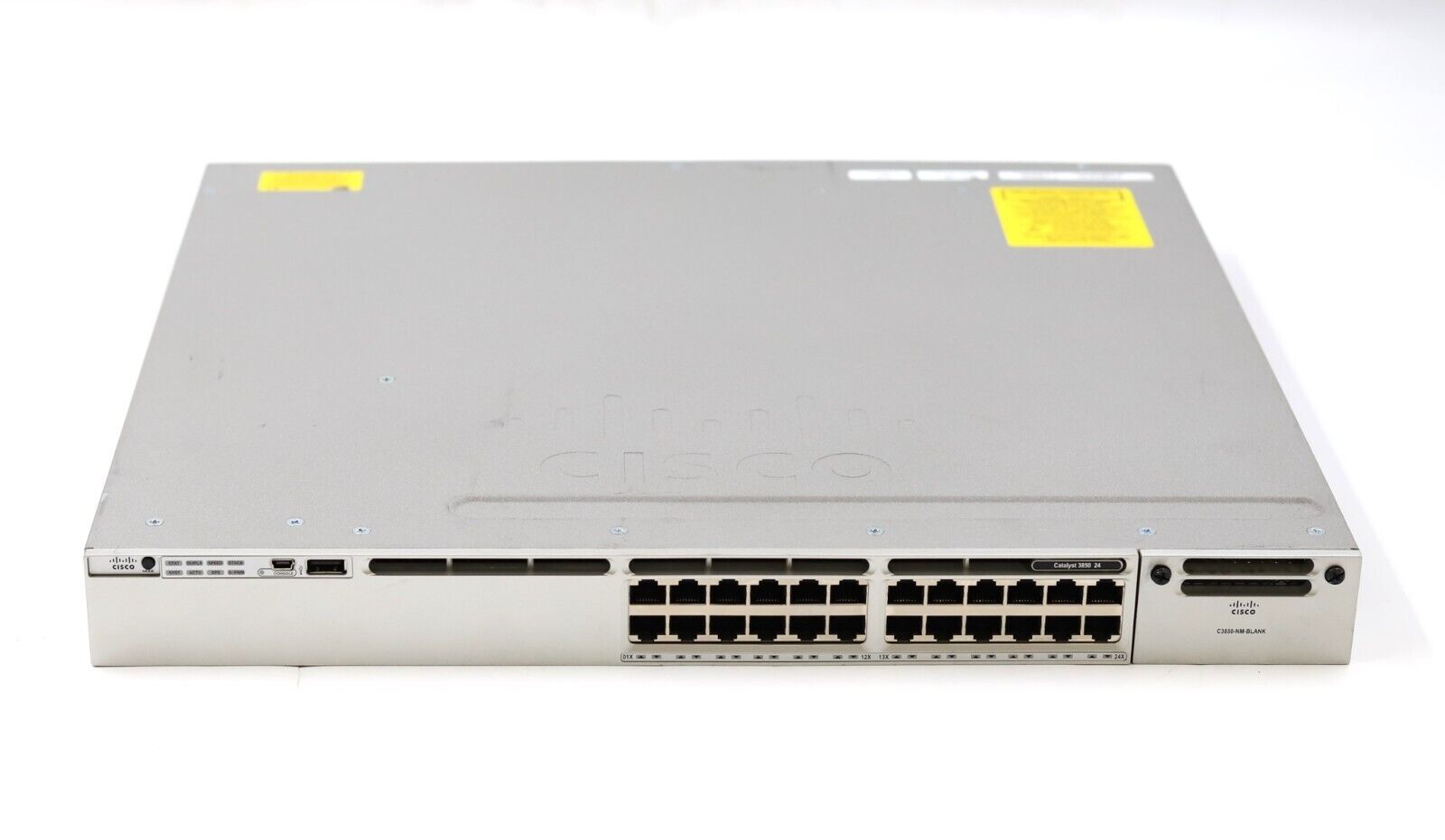 Cisco Catalyst 3850 24-Port Gigabit Ethernet Switch P/N: WS-C3850-24T-S V07