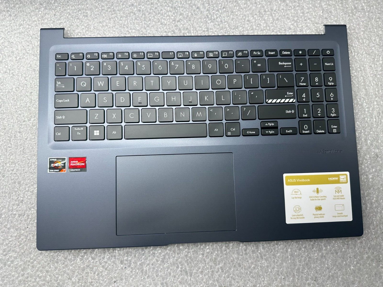 Asus M1603 M1603Q M1603QA palmrest touch pad keyboard