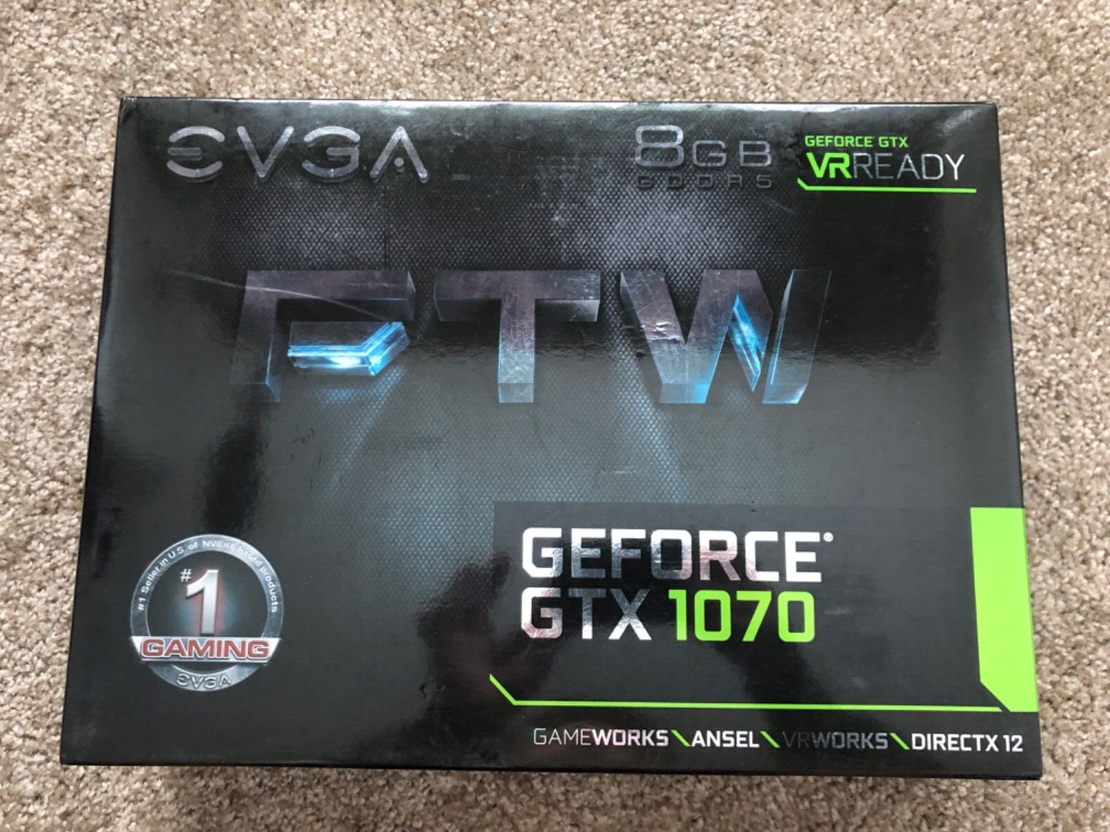 EVGA NVIDIA GeForce GTX 1070 8GB GDDR5 Graphics Card - ‎08G-P4-6276-KR