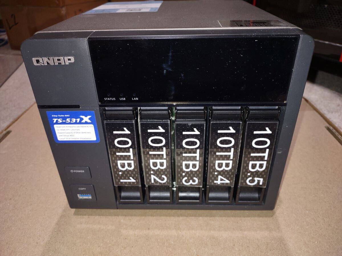 QNAP TS-531X 50TB 8GB Ram