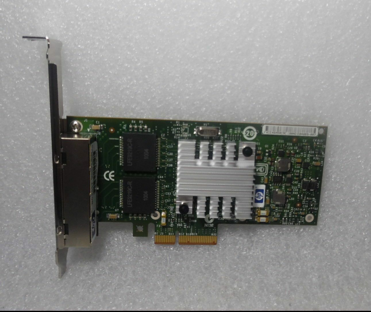 HP NC365T 593720-001 PCI-E 4 Port Gigabit Ethernet Server Adapter Full Height