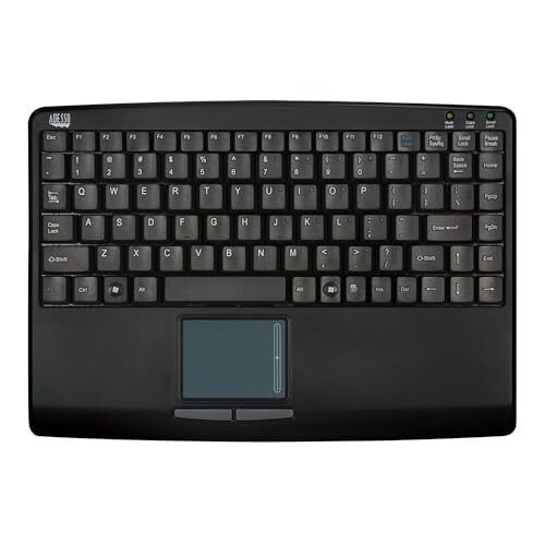 Adesso AKB-410UB - SlimTouch Mini USB Keyboard with Built-in Touchpad