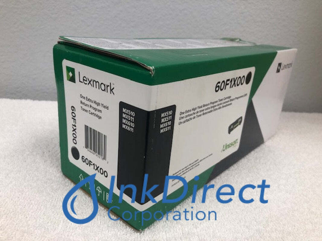 Genuine Lexmark 60F1X00  Lex 601X - Return Program  Toner Cartridge Black