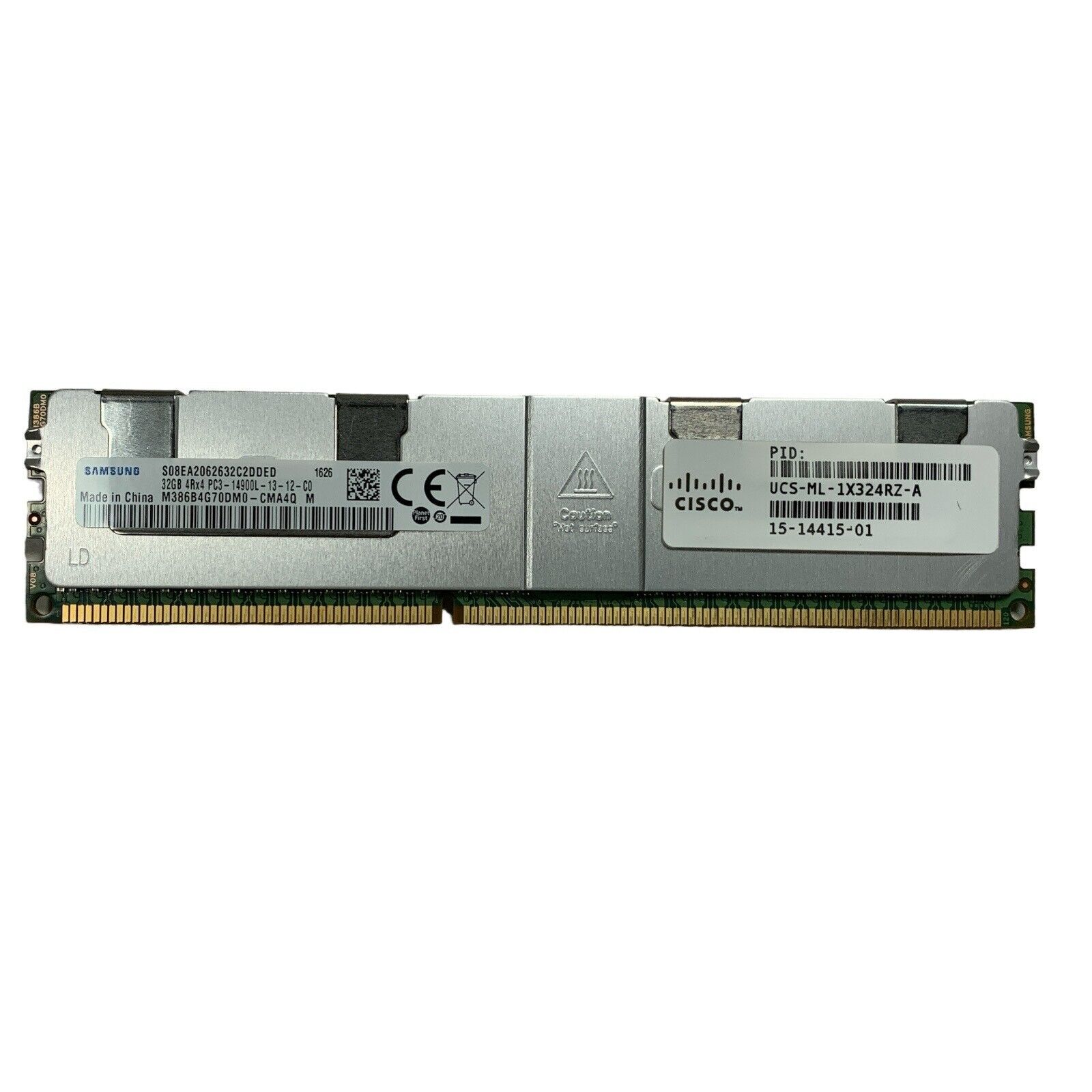 32GB Samsung 4Rx4 PC3-14900L DDR3 1866 ECC Server Memory RAM - Cisco Certified