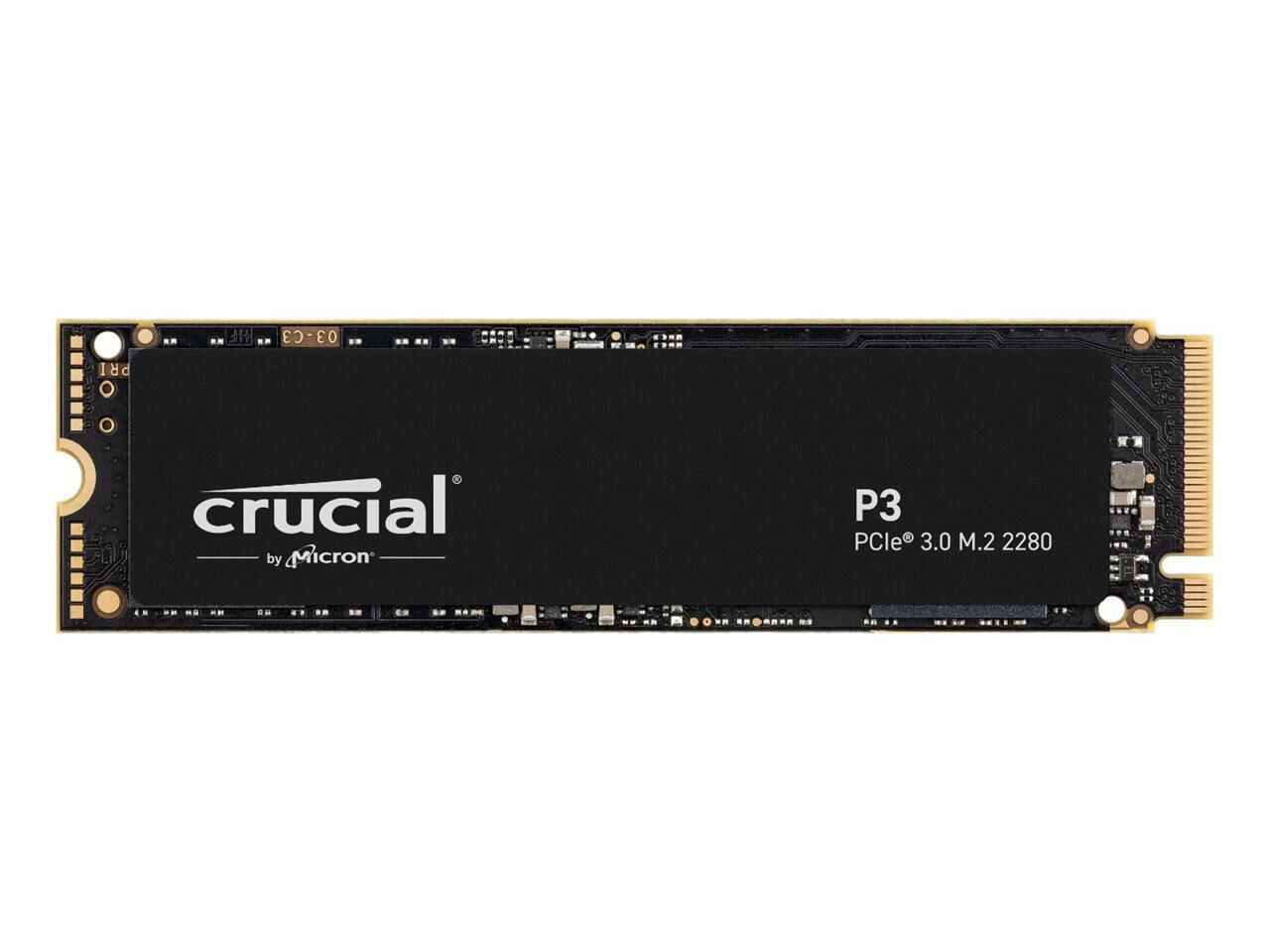 Open Pack - Crucial P3 / P3 Plus 500GB 1TB 2TB 4TB M.2 PCIe NVMe 3D NAND SSD LOT
