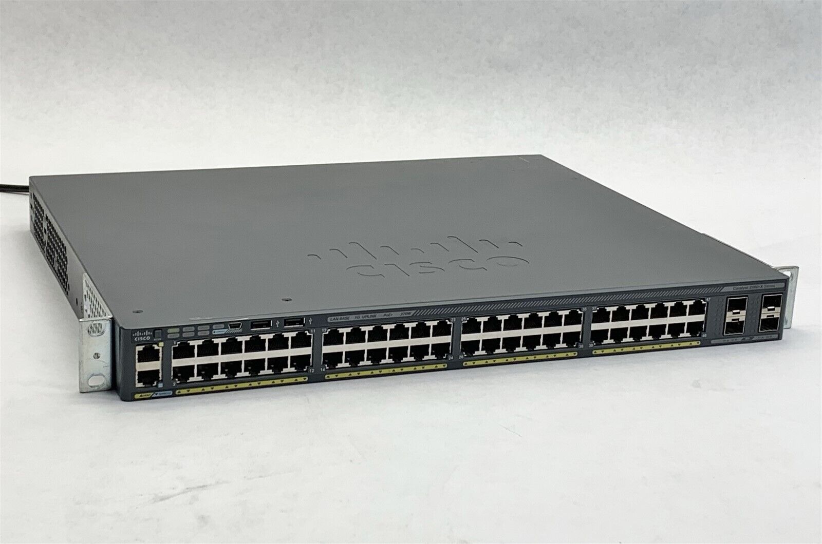 Cisco 2960-X WS-C2960X-48LPS-L V02 48-Port GigE PoE+ Managed Gigabit Switch