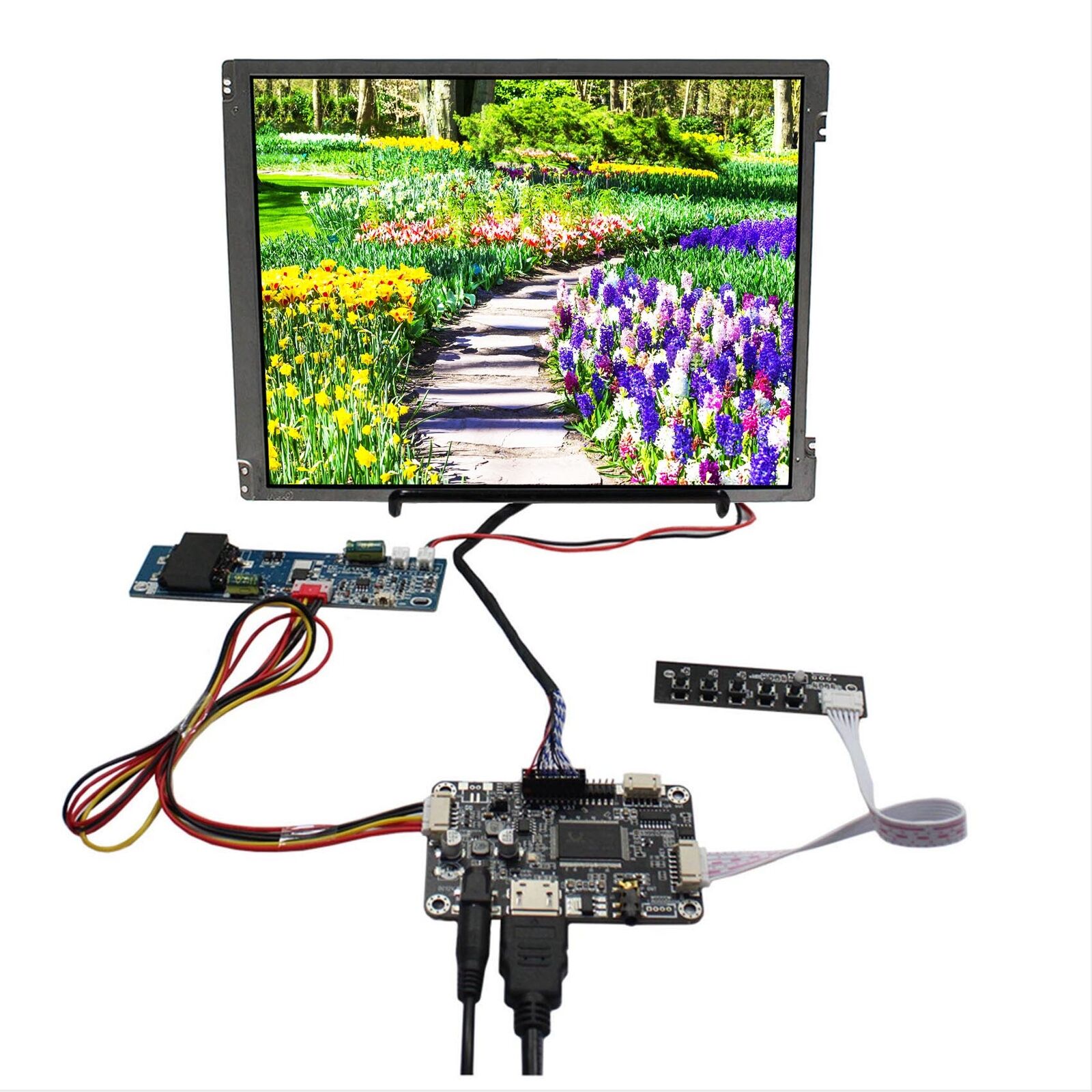 HDMI LCD Controller Board 10.4 in 800x600 1000nit LCD Screen