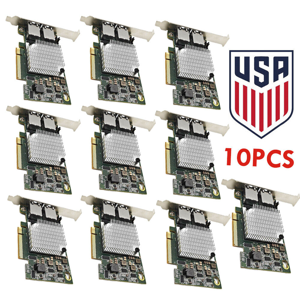 10pcs Intel X540-T2 X540-AT2 10G PCI-E Dual RJ45 Ports Ethernet Network Adapter