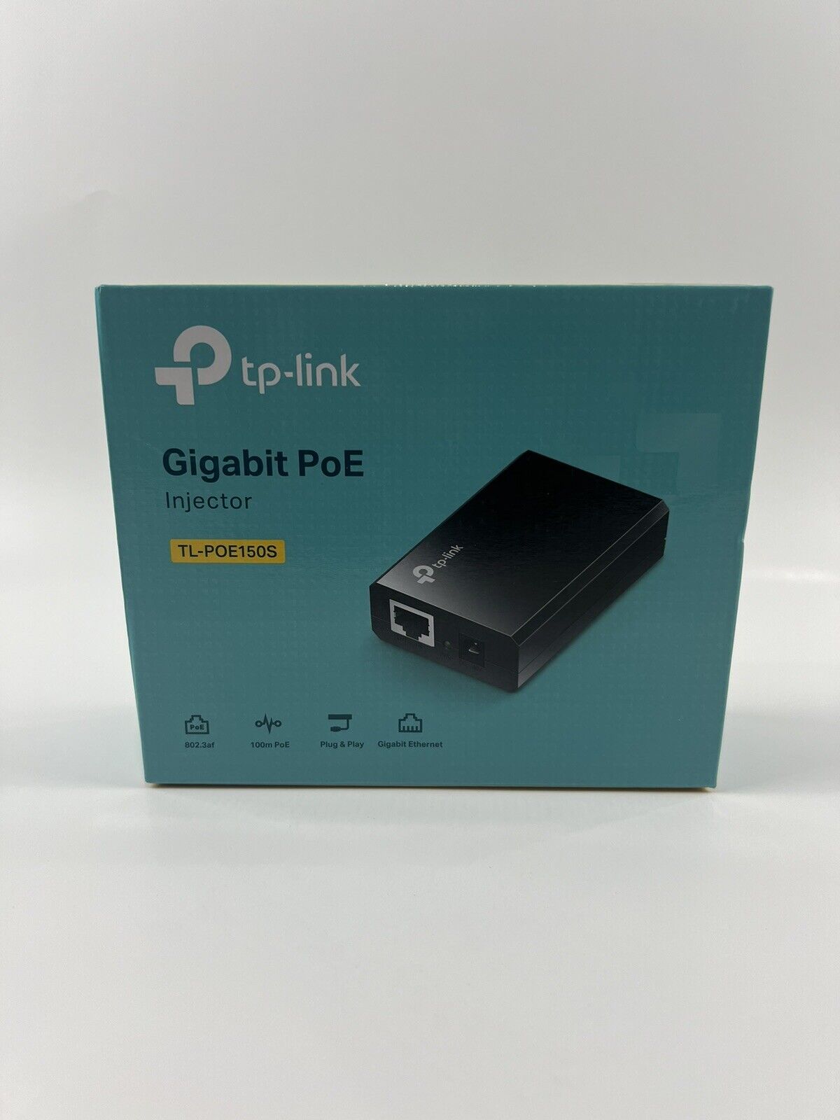 TP-Link TL-POE150S Gigabit Power Over Ethernet IEEE 802.3af Plug & Play Injector