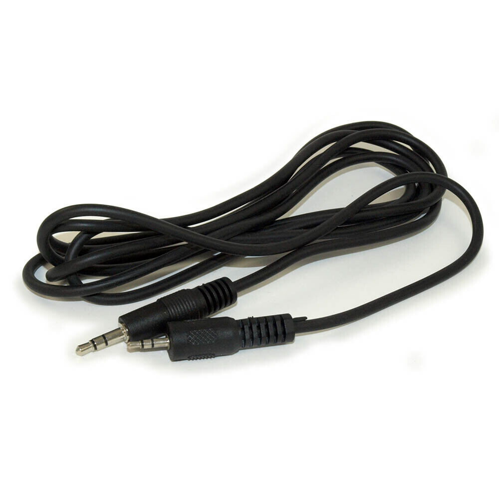 6ft 2.5mm to 3.5mm Mini Stereo TRS Plug Male/Male Cable  Black