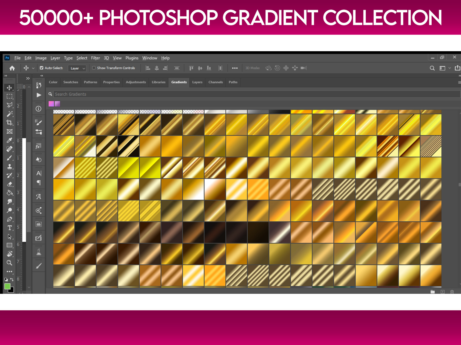 50000  Photoshop Gradient Collection