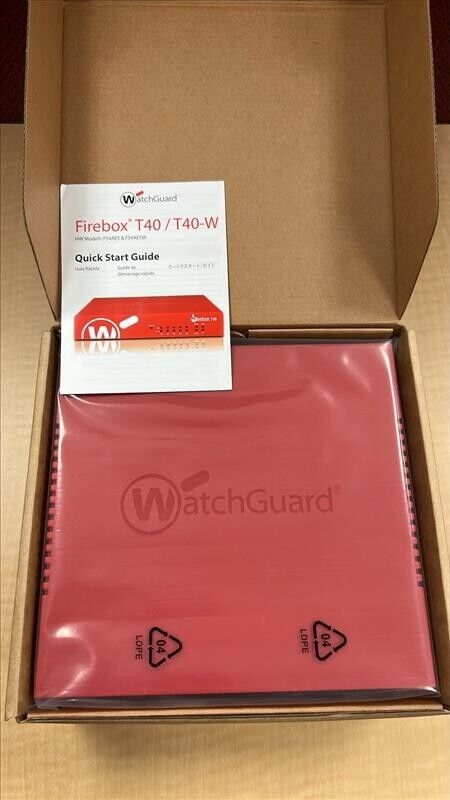 WatchGuard Technologies Firebox T40-W with 3-Year Total Sec(WGT41643-US)- New