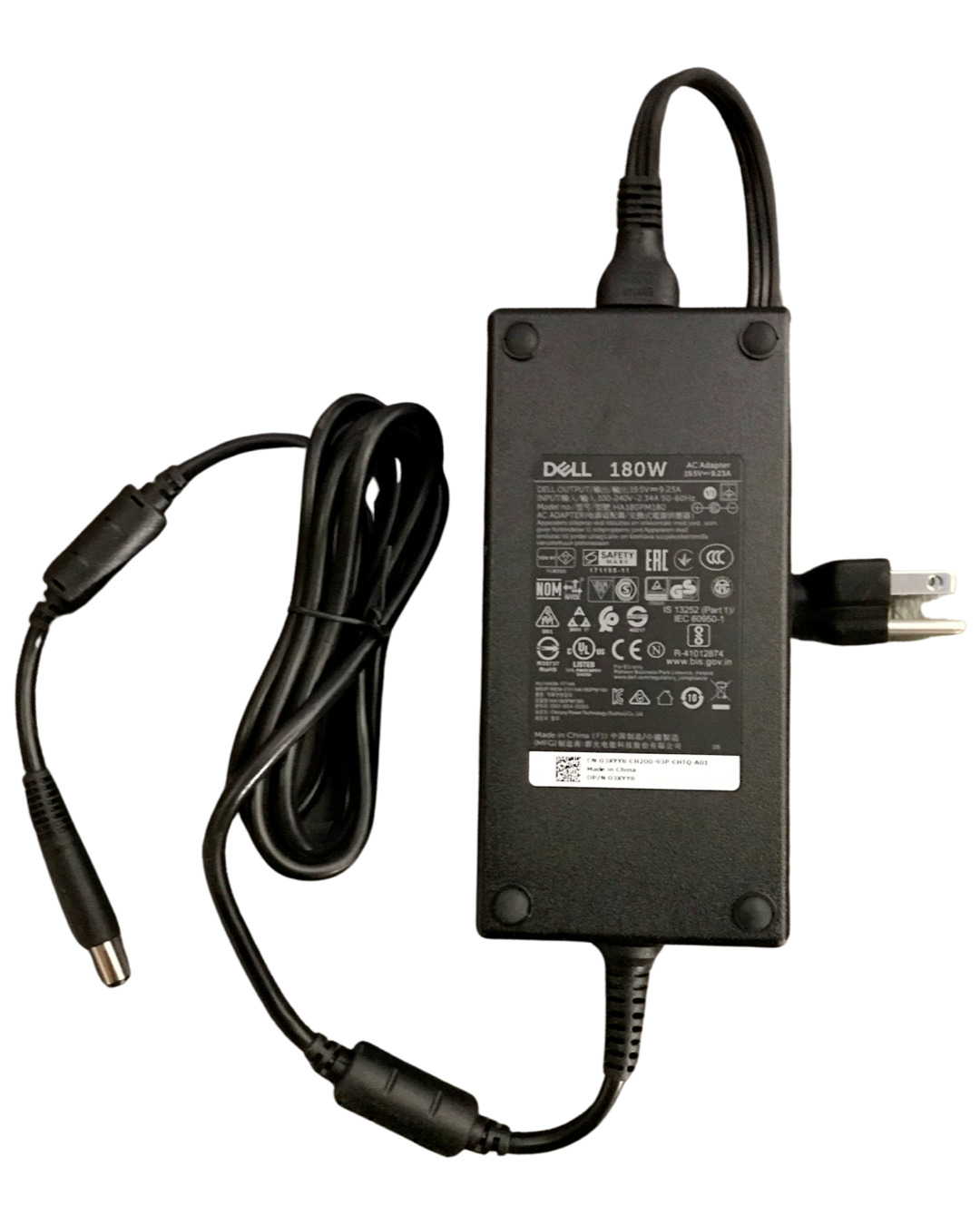Lot 10 Dell OptiPlex 7080 7090 Micro Desktop 180W AC Adapter Charger Power Cord