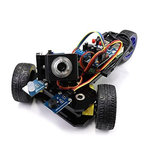 Three-Wheeled Smart Car Kit for Raspberry Pi 5 4 B 3 B+ B A+, Robot Project, ...