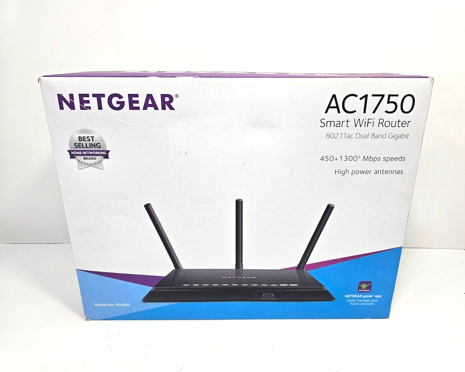 NETGEAR AC1750 Dual Band Smart WiFi Router 1300 Mbps Model R6400 BRAND NEW