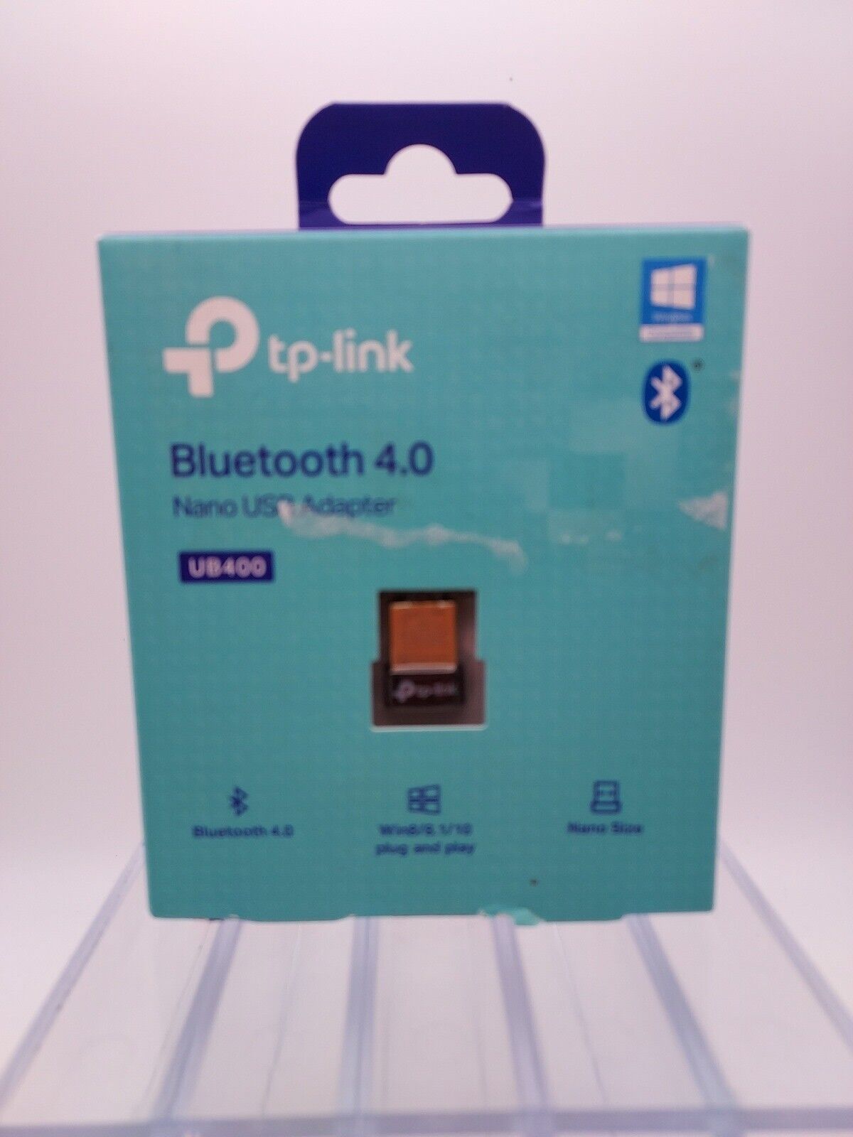 TP-Link UB400 Bluetooth 4.0 Nano USB Adapter (Windows 8/8.1/10), Open Box