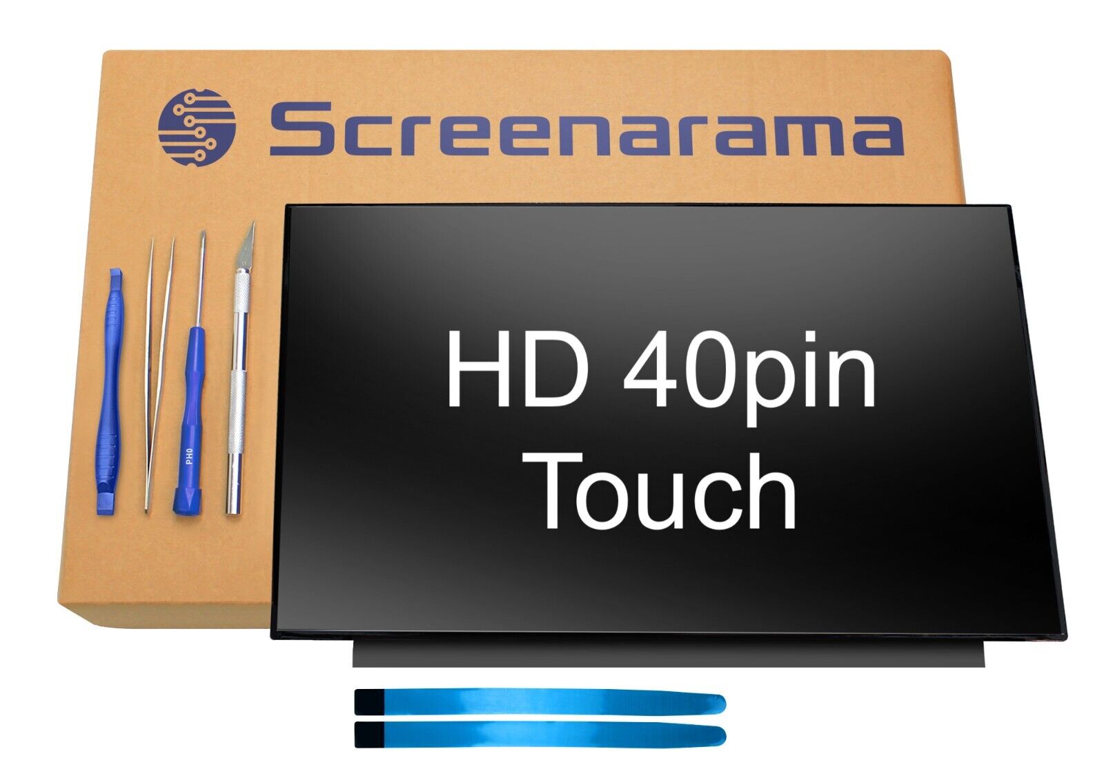 AUO B156XTK02.1 HD Lenovo 40pin Narrow LCD Touch Screen + Tools SCREENARAMA FAST