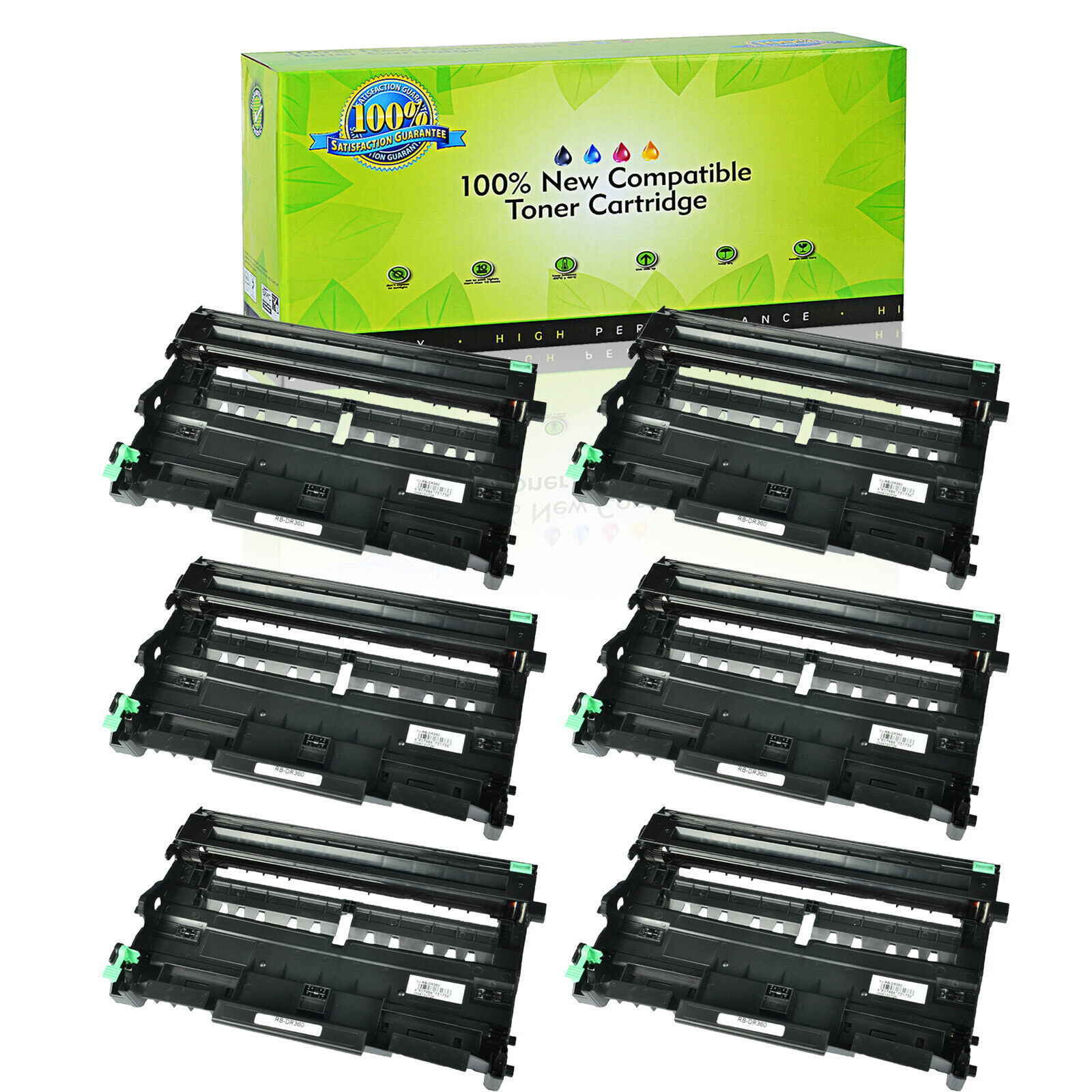 6PK DR360 High Yield Drum Unit For Brother MFC-7320 MFC-7340 MFC-7440 7450 7840N