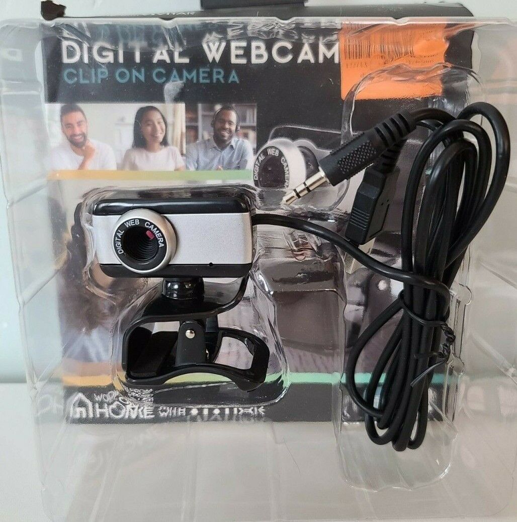 Vivitar VWC103BLK Digital Web Camera 360 degree base Optimized for Zoom