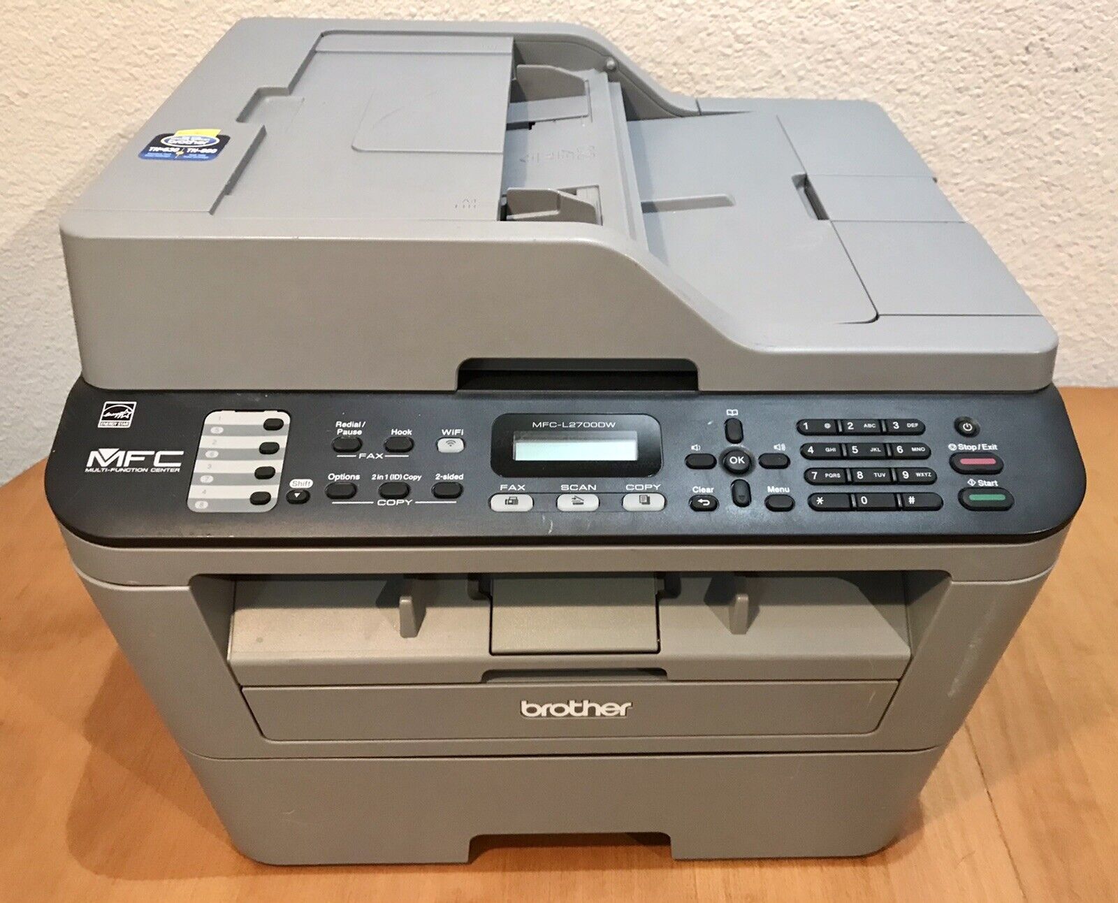 Brother Wireless MFC-L2700DW All-In-One Multi Laser Printer Copier Fax Scan WiFi
