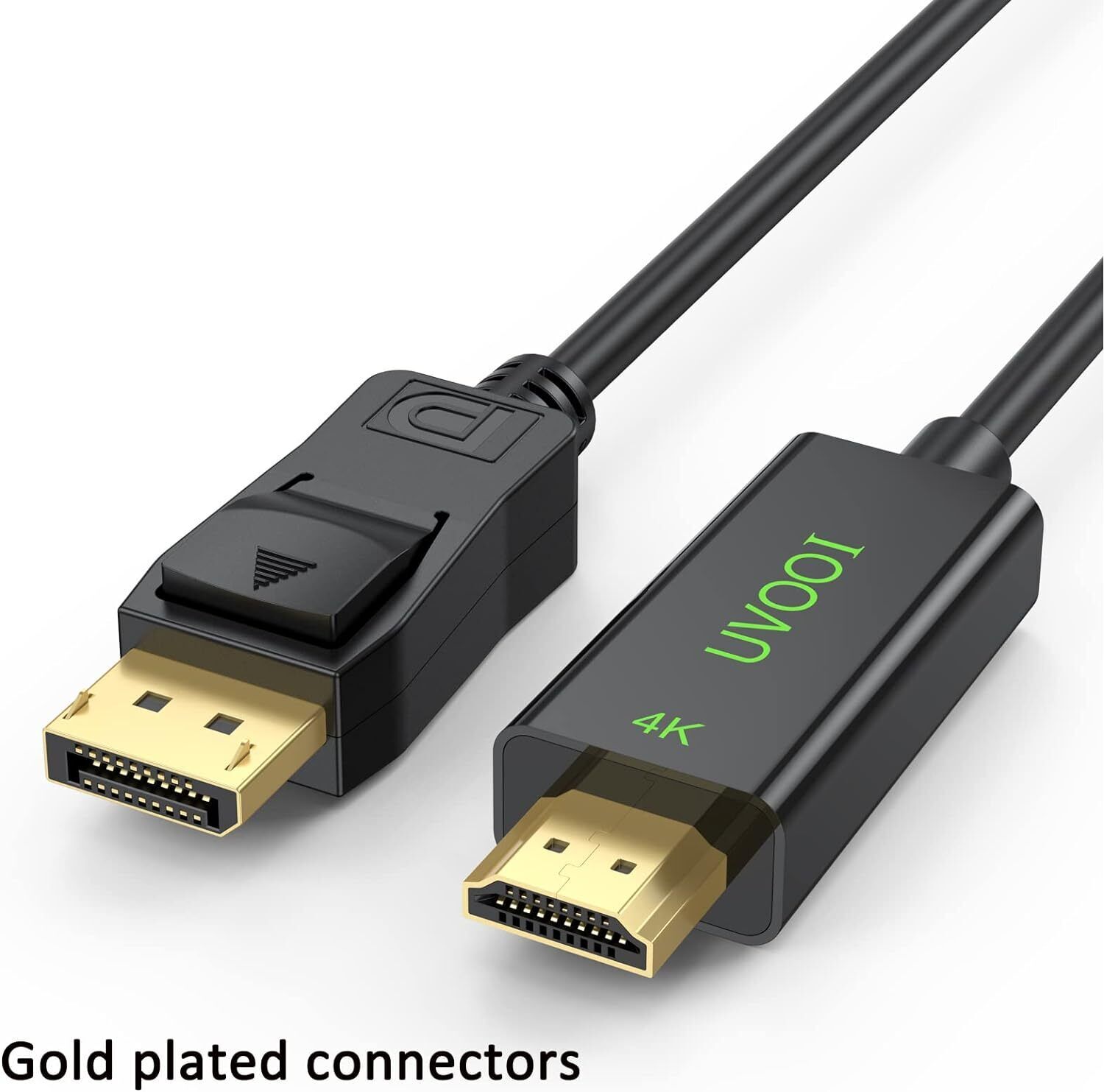 1/2 Pack DisplayPort to HDMI Cable 4K 6 Feet Male to Male Adapter Cable US STOCK