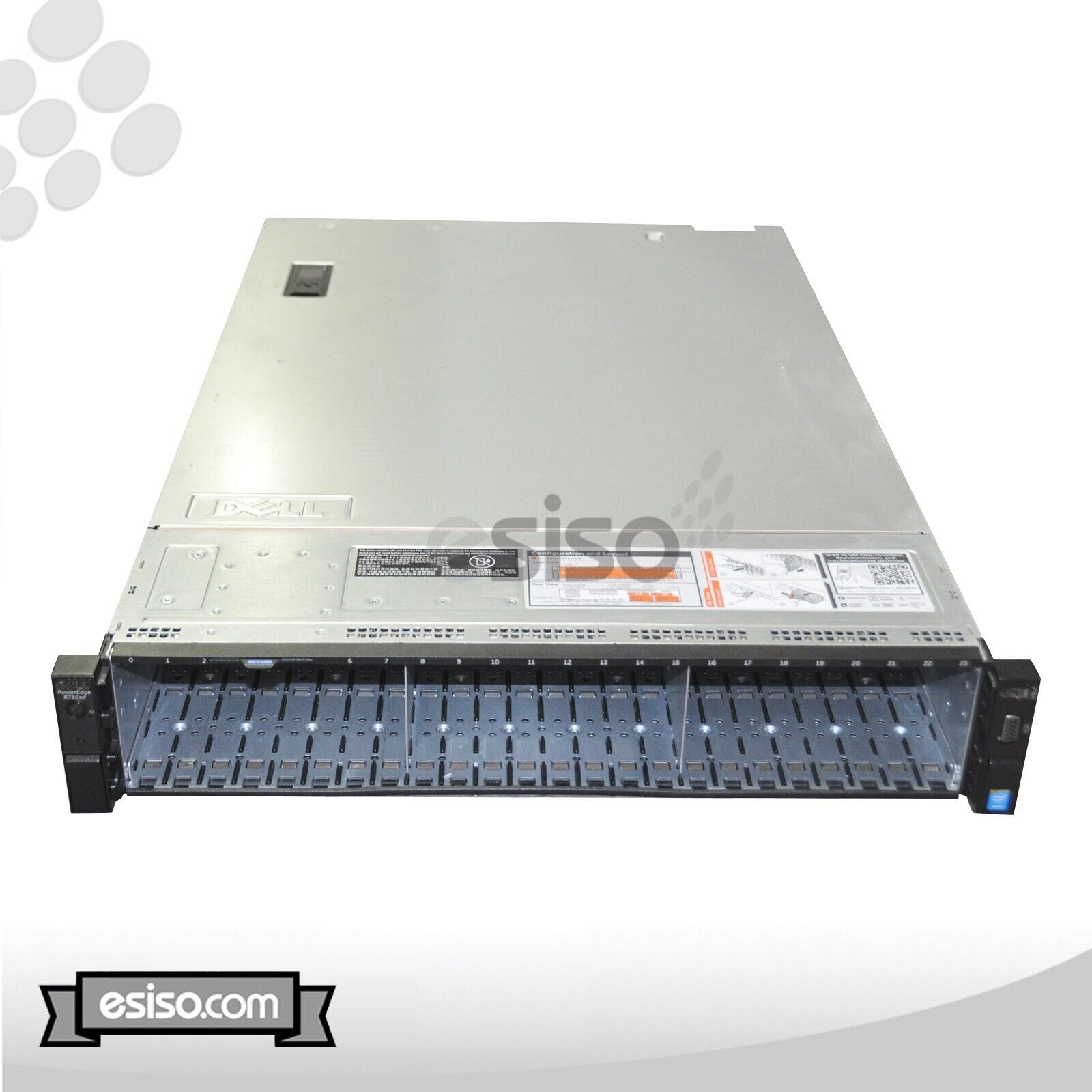DELL POWEREDGE R730xd 24SFF 2x 12 CORE E5-2680V3 2.5GHz 64GB RAM 4x 1.2TB SAS
