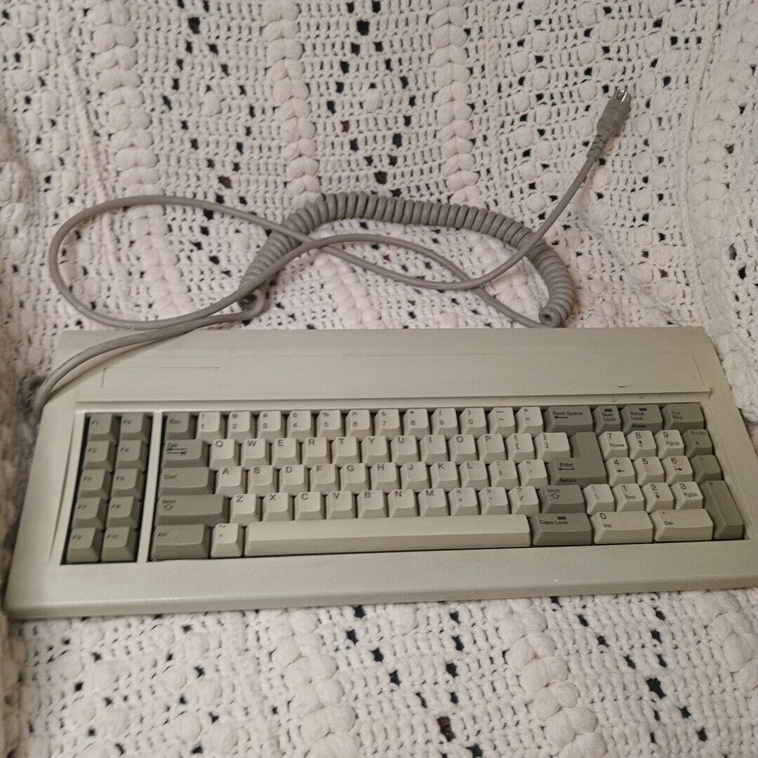 Vintage ALPS 12KC564B HP-294V-0 Mechanical Keyboard Cord & Box Retro Geek Out