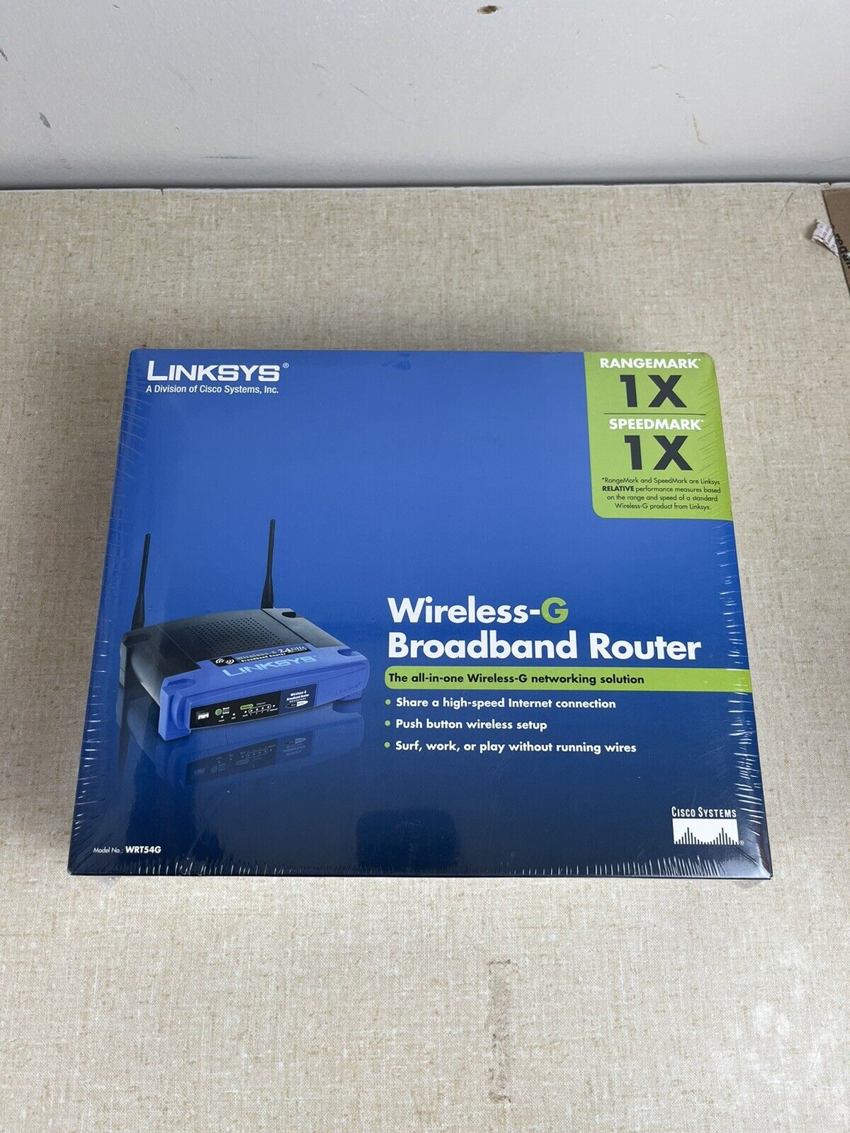 Linksys WRT54G V8 Wireless G 2.4 Ghz Broadband 4 Port Switch 802.11g Router NEW