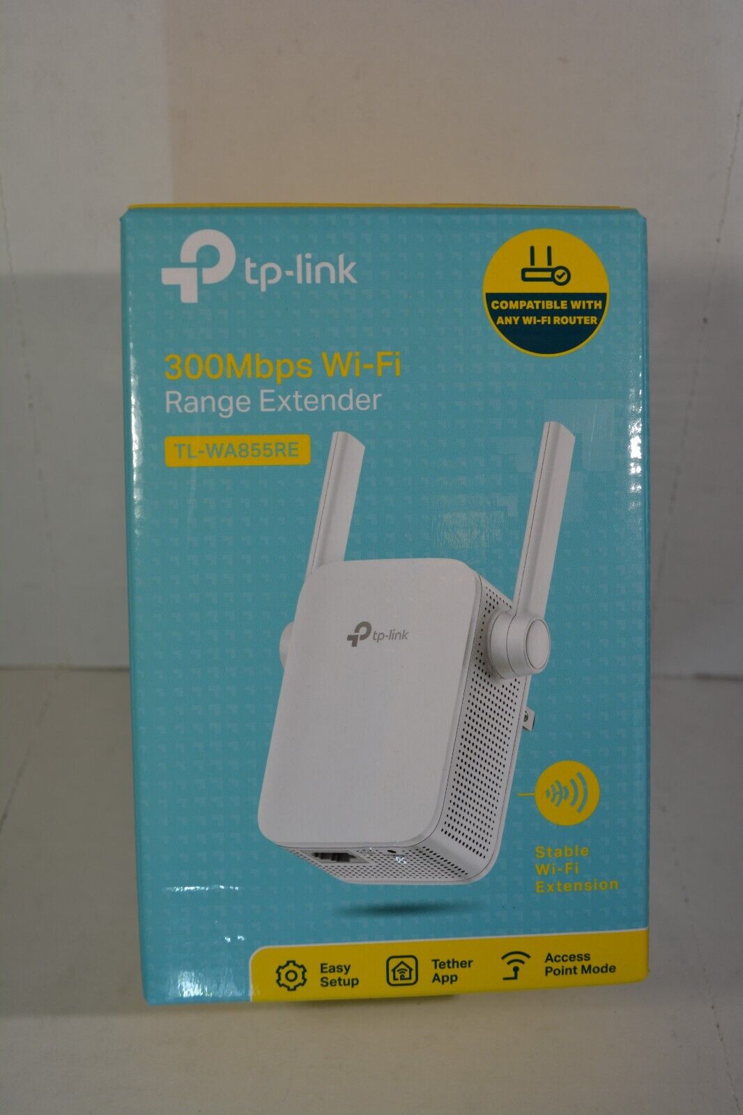 TP-LINK Wi-Fi Range Extender 300Mbps- White (TL-WA850RE)--Brand New