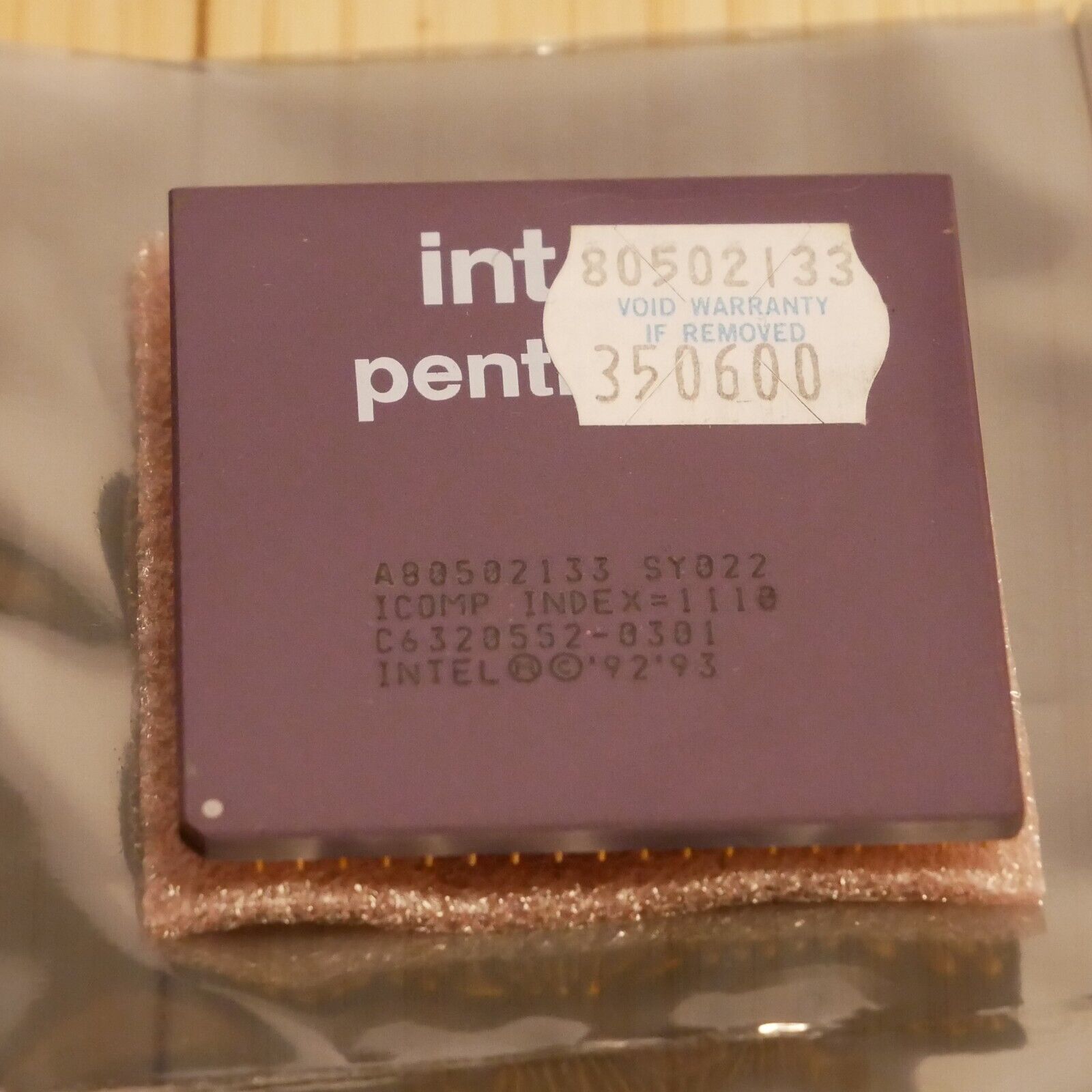 Intel Pentium A80502133 133MHz CPU Processor Socket 7 Tested & Working 03