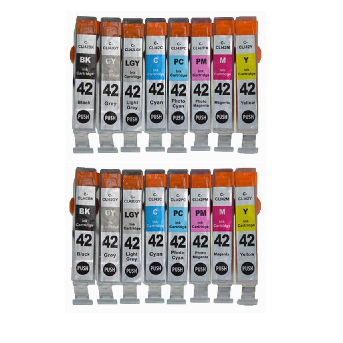 16-Pack High Yield Ink Cartridges, CLI-42 PIXMA Pro-100 Compatible