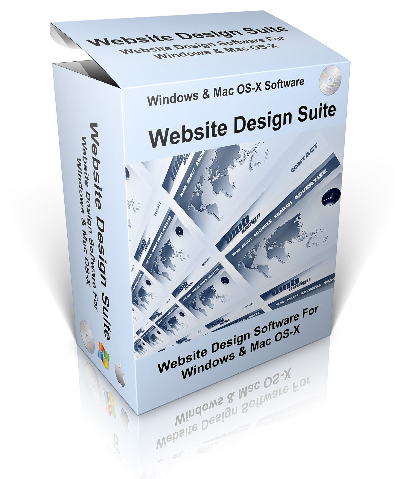 Website Design Suite Professional Software HTML/CSS Editor Edit Web Pages & Site