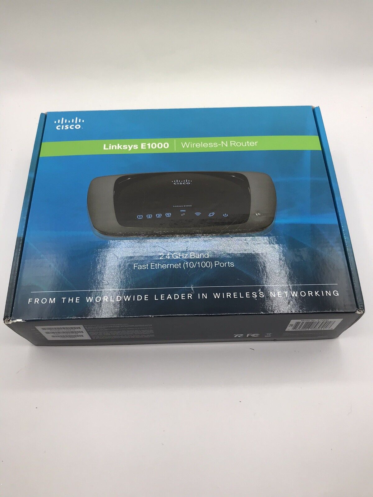 CISCO Linksys E1000 Wireless-N Router 300 Mbps 4-Port 10/100, NEW In Open Box