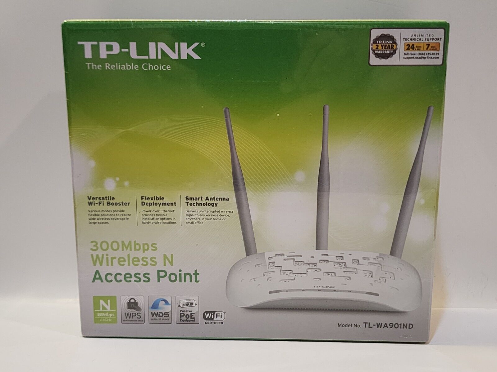 TPLink TL-WA901ND Advanced Wireless N Access Point -Sealed