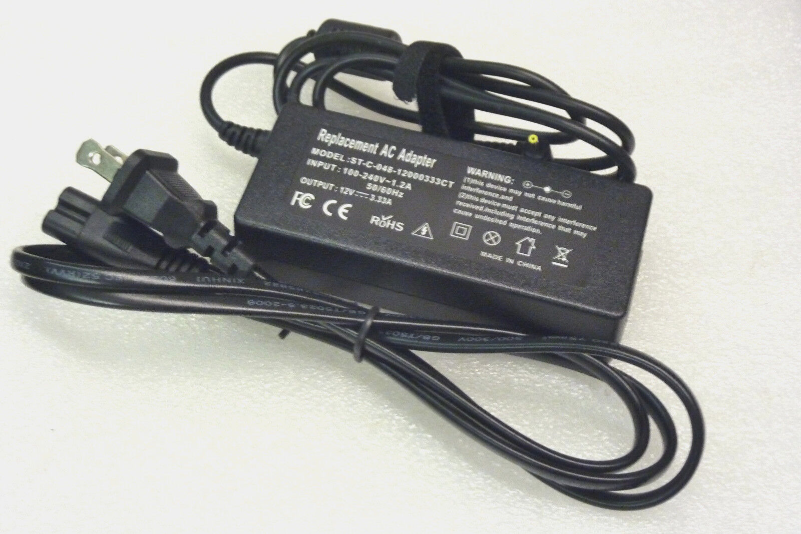 AC Adapter For Samsung Chromebook XE303C12-A01US XE303C12-H01US Charger Cord